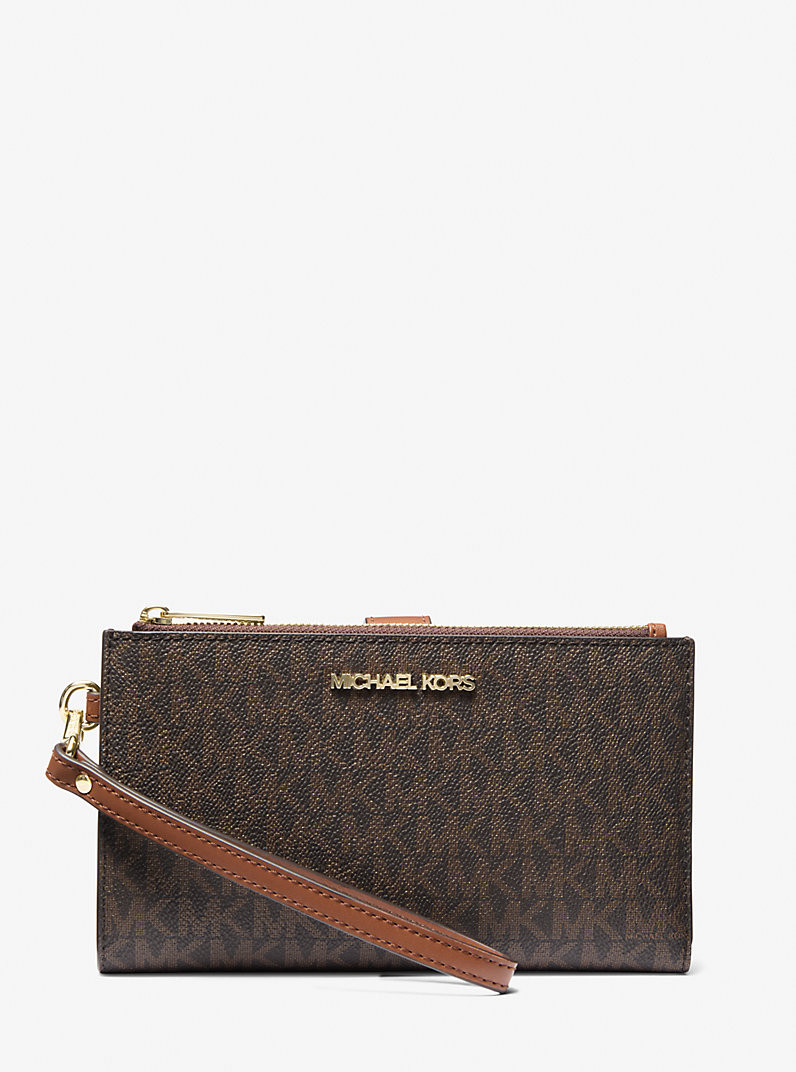 Jet Set Travel Signature Logo Smartphone Wallet | Michael Kors US