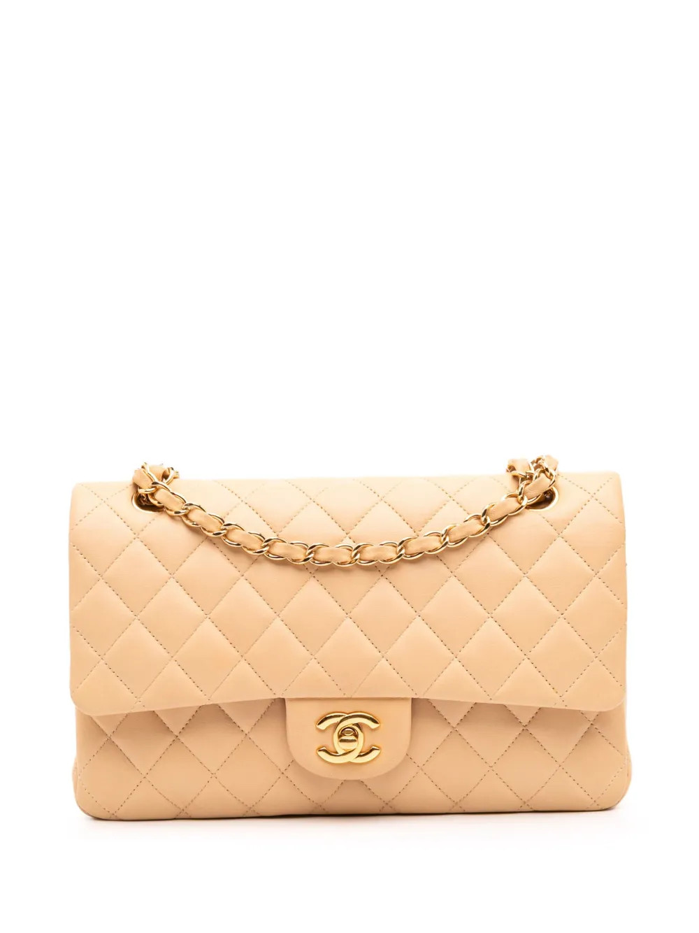 CHANEL Pre-Owned 2012 Mittelgroße Klassische Schultertasche | Braun | FARFETCH AT | Farfetch Global