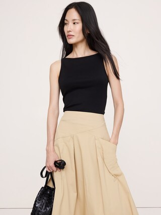 Minimalist Cotton Tank | Banana Republic (US)