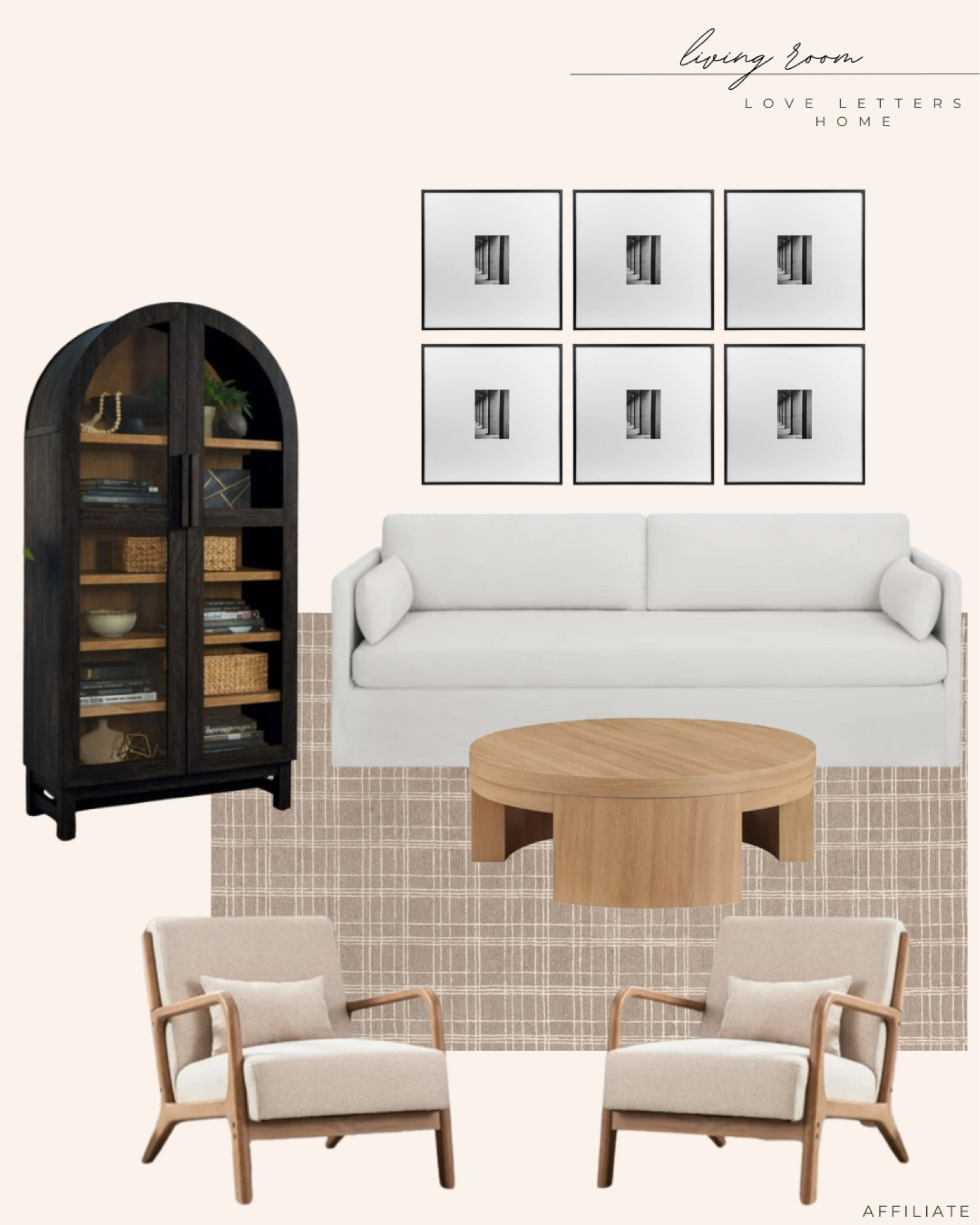 Daily design, design board, mood board 

Living room 🤍 all from Walmart 

#LTKHome