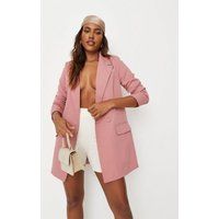 Tall Pink Oversized Longline Blazer | Missguided (US & CA)