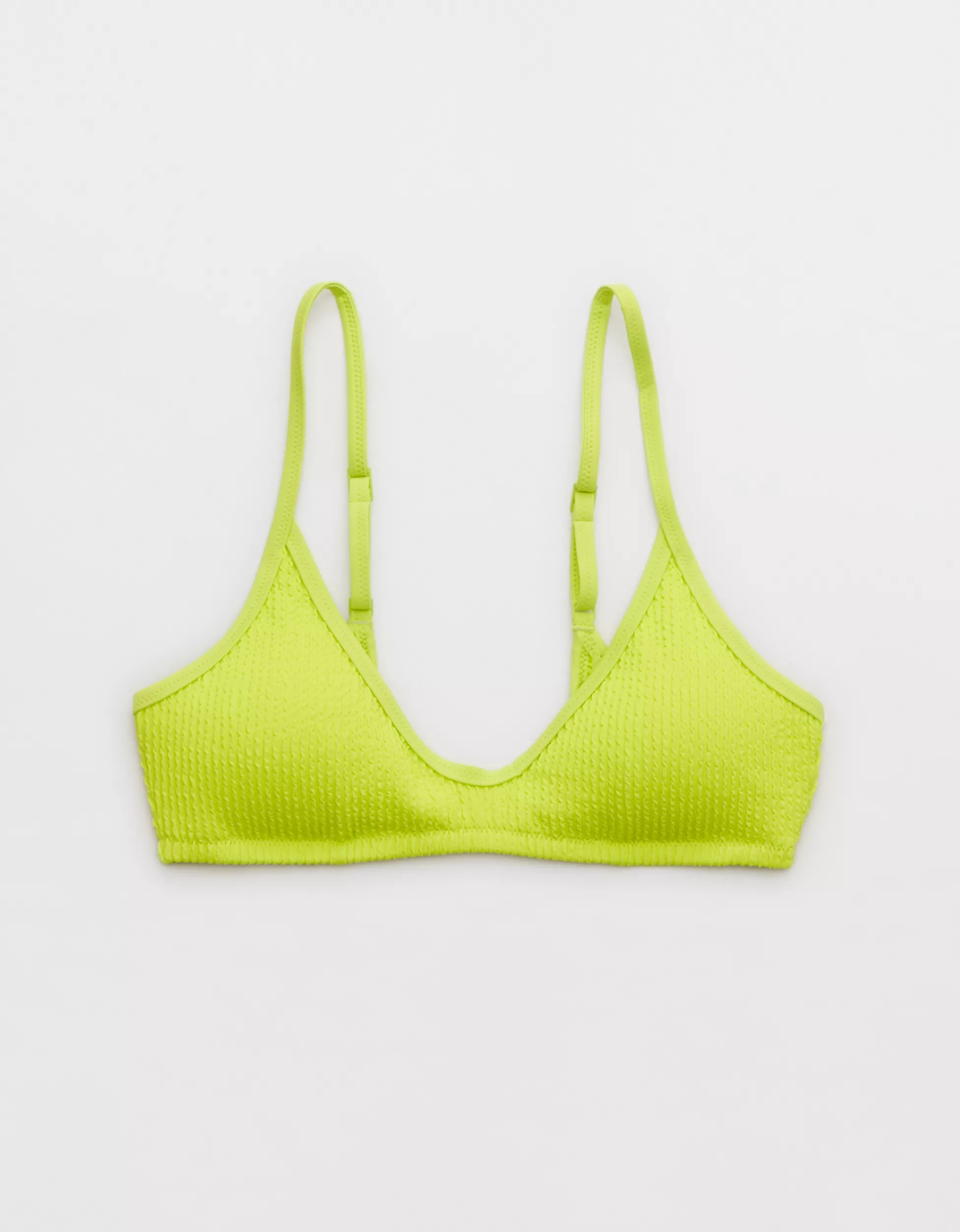 Aerie Crinkle Voop Binding Bikini Top | Aerie
