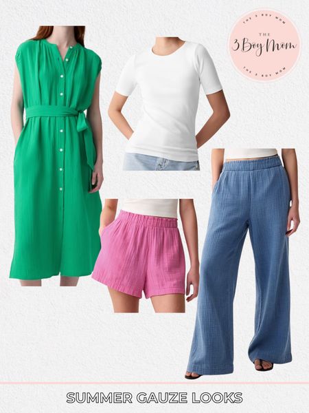 Summer gauze looks 

Green gauze dress, pink gauze shorts, white shirt, summer outfit, vacation outfit 

#LTKMidsize #LTKFindsUnder100 #LTKFindsUnder50