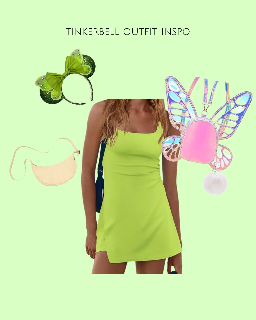 Tinkerbell Disney Bound 🧚 #tinkerbell #disney #disneyoutfit 