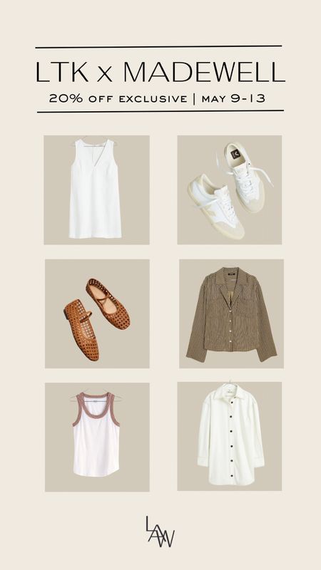 Madewell 20% Off

#LTKsalealert #LTKfindsunder50 #LTKfindsunder100