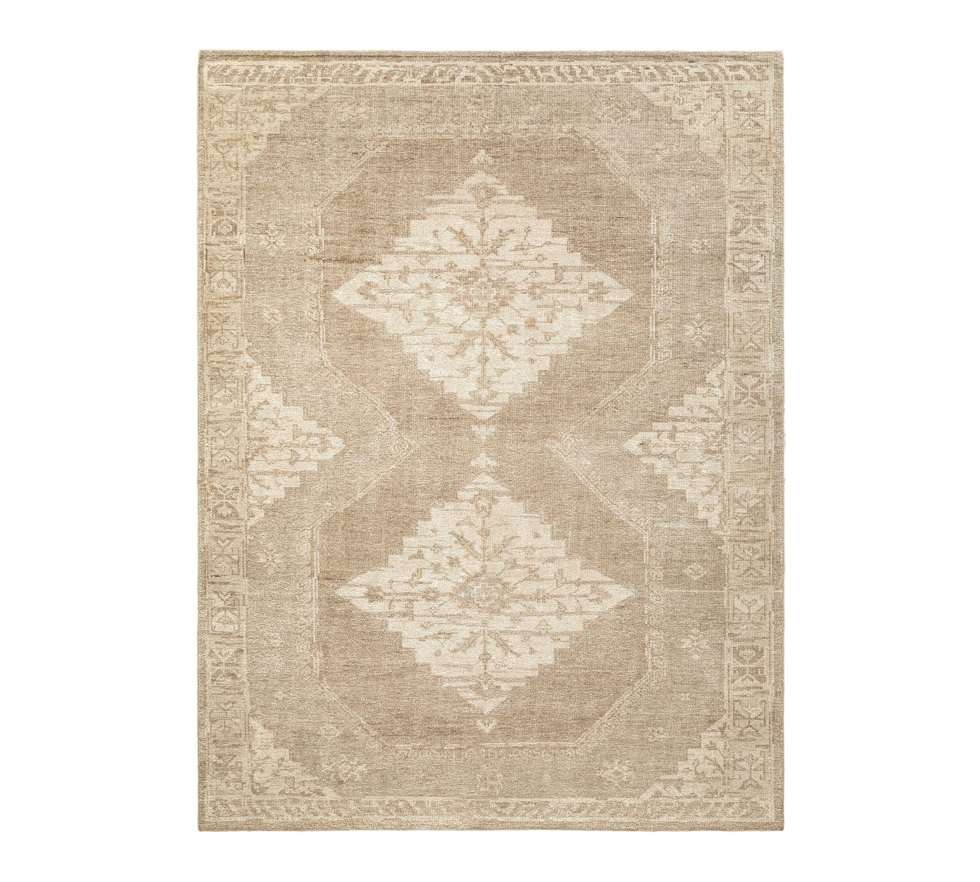 Moyers Hand-Knotted Rug, 10x14, Flax Multi | Pottery Barn (US)