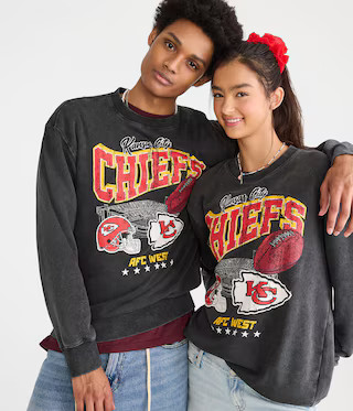 Kansas City Chiefs Stadium Crew Sweatshirt | Aeropostale