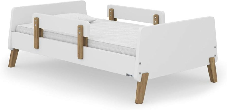 dadada Muse Toddler Bed with Removable Rails – Toddler and Kids Bed Set Fits Standard Crib Matt... | Amazon (US)