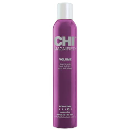 CHI Magnified Volume Finishing Hair Spray, Boosts Volume & Body For Maximum Fullness, Builds Resilience & Strength & Adds Shine, 12 Oz | Amazon (US)