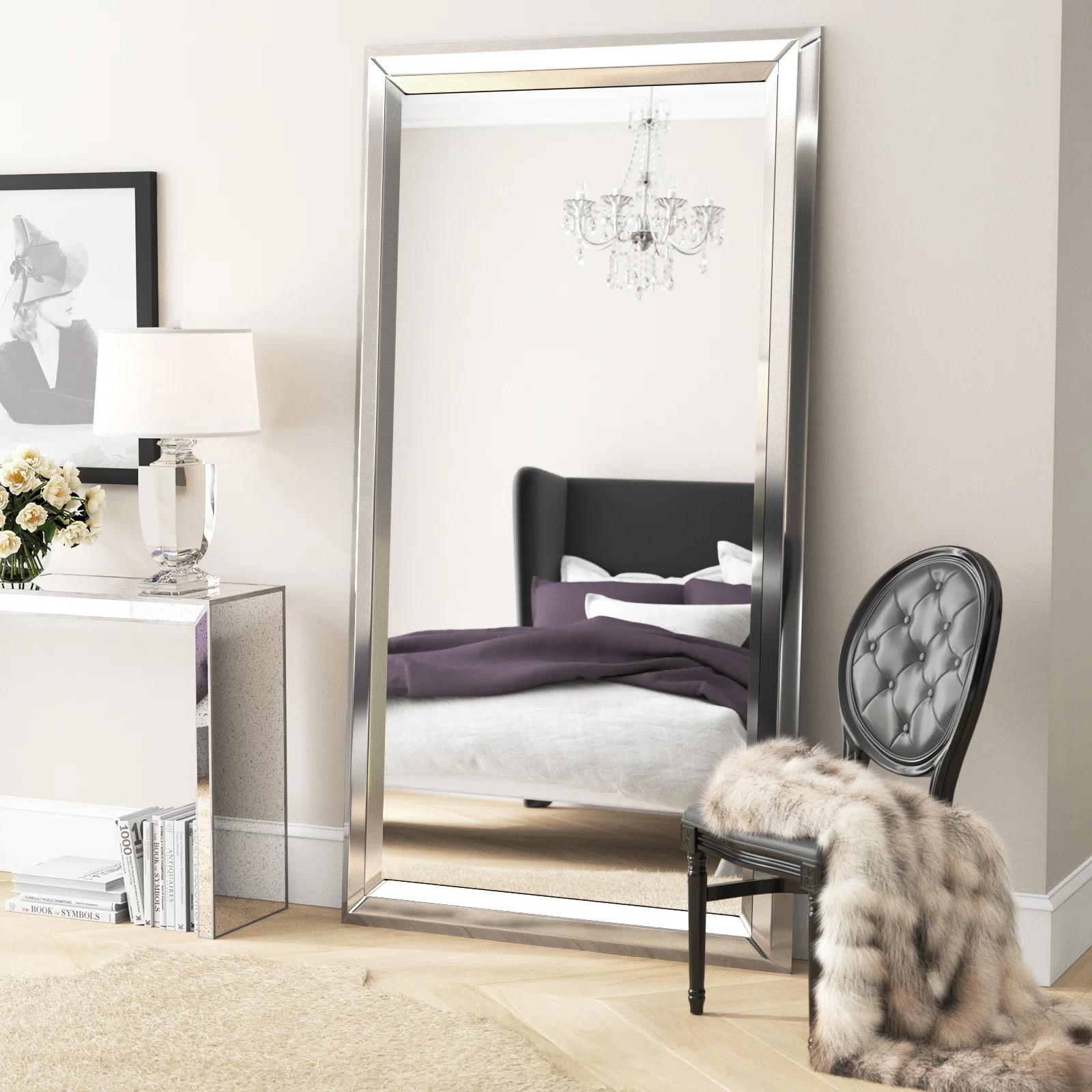 Arminta Glass Rectangle Mirror | Wayfair North America