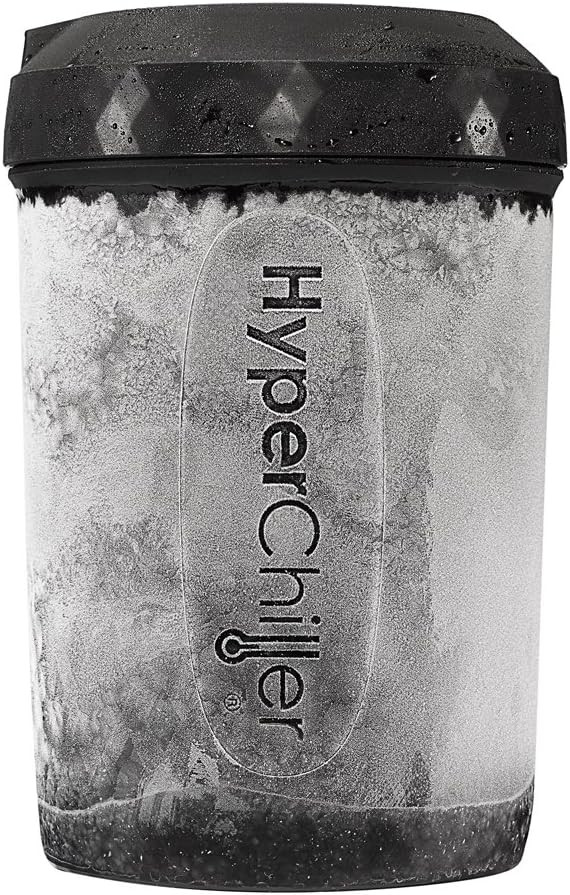HyperChiller HC2 Patented Iced Beverage Cooler, Reusable, 12.5 Oz, Black | Amazon (US)