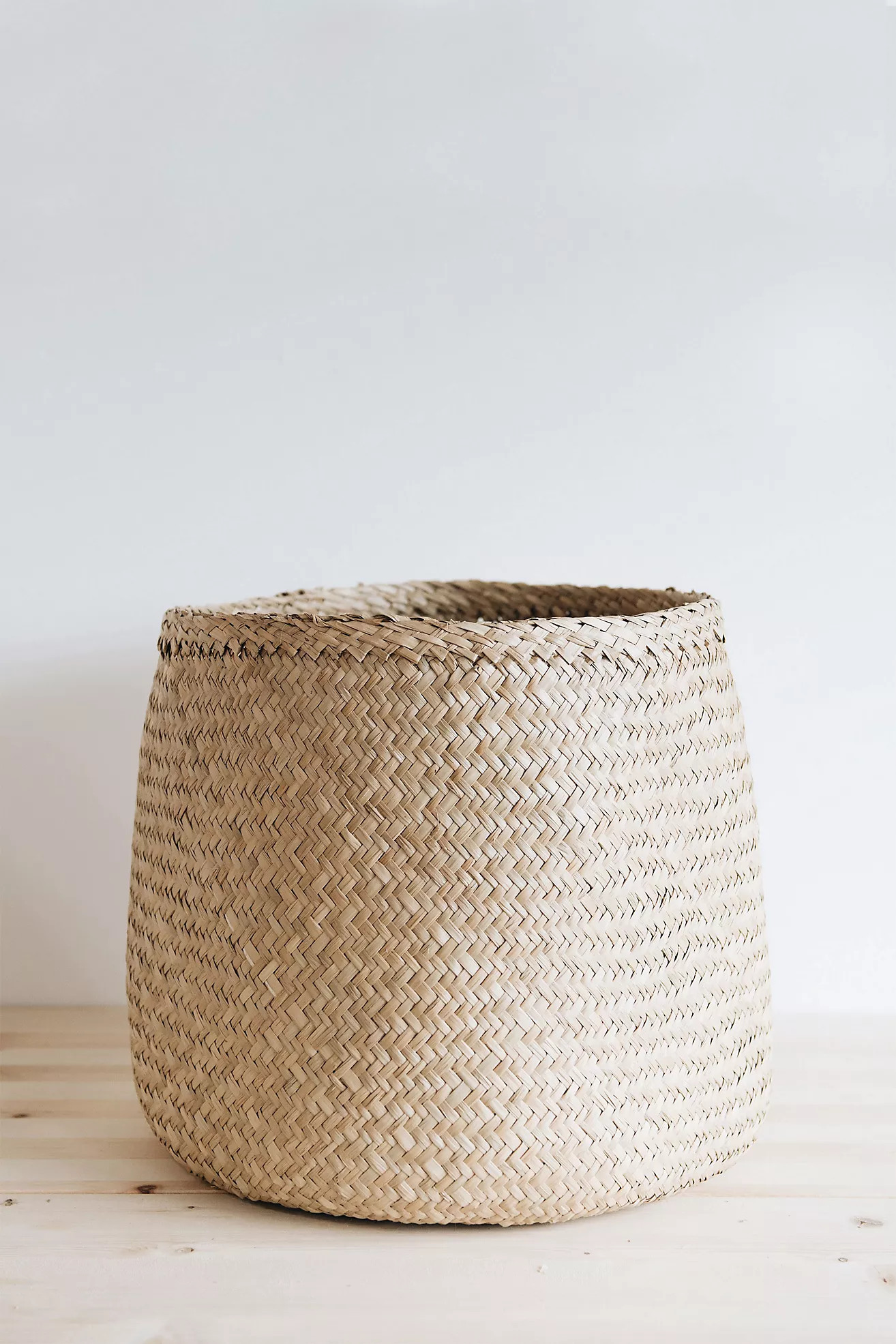 Connected Goods Birdie Floor Basket | Anthropologie (US)