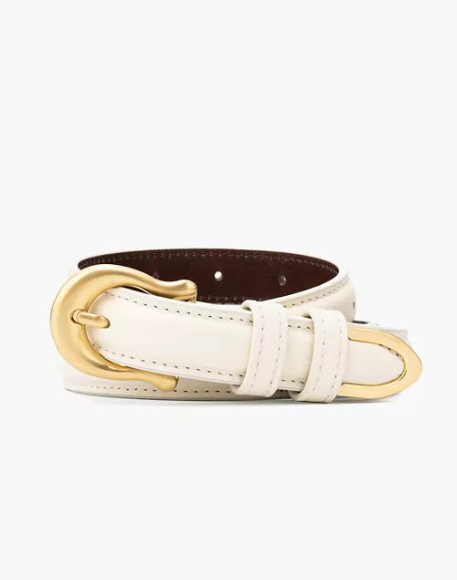 Sancia Leather Adela Skinny Belt | Madewell