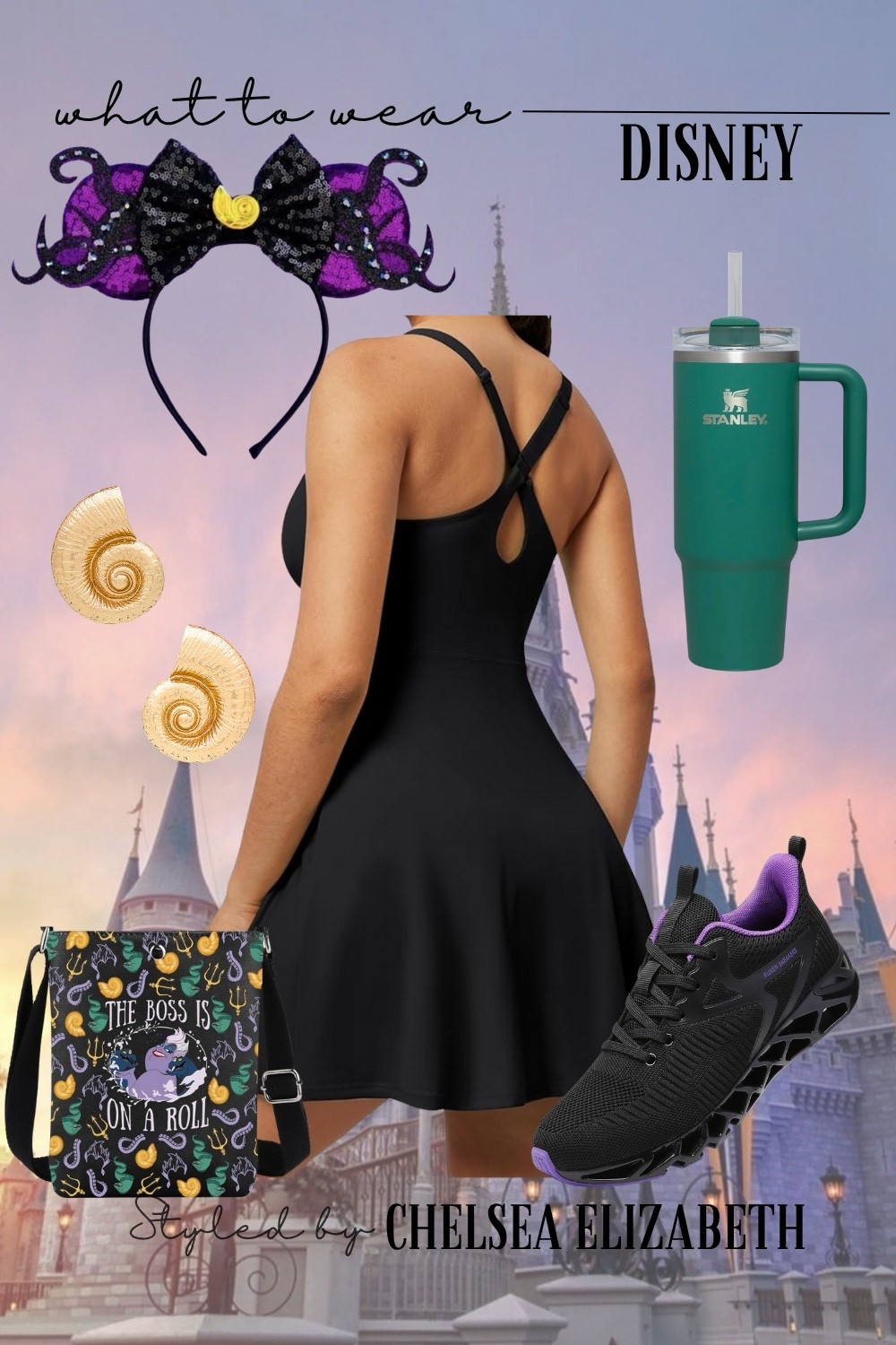Disney Outfit | Disney Halloween | Theme Park Outfit | Florida Vacation Outfits |
•••
Petite Style: Height 5’4, Weight 115, Bust 32DDD
Amazon - Black Athletic Dress: Small
Amazon - Sneakers: 8
Stanley Tumbler 
Disney crossbody bag 
Amazon - Disney Ursula Ears 
Amazon - seashell Earrings 
•••
Disney | Disney Outfits | Disney Outfits Women | Disney World | Disney Outfits Summer | Disney Outfits Fall | Disney Cruise | Disney World Outfits | Disney Halloween | Disneyland | Athleisure Dress | Athletic Dress Outfit |Amazon Dress | Amazon Tennis Dress | Amazon Athletic Dress | Amazon Dress Petite | Golf Dress | Tennis Dress | Sneaker Outfit | Sporty Outfit | Athleisure Outfits | Athleisure Outfits Amazon | Athleisure Fall | Amazon Athleisure | Amazon Athletic Wear | Athletic Outfits | Athletic Wear | Amazon Outfits for every day | Amazon Outfits | Amazon Fashion | Amazon Fall Fashion | Everyday Outfits | Cute Outfits | Casual Chic  | Casual Outfits | Weekend Outfits | Old Money Fall Outfit | Classy Fall Outfit | Fall Neutrals | Fall Chic | Chic Fall Outfits | Fall Outfits Petite | Fall Outfits | Fall Casual Outfits| Fall Transition Outfits | Fall Outfits Women | Fall Capsule Wardrobe | Amazon Fall Outfits | Amazon Fall Fashion | 

#LTKSeasonal #LTKFindsUnder50 #LTKFindsUnder100 #LTKShoeCrush #LTKItBag #LTKOver40 #LTKTravel #LTKPetite #LTKHalloween #LTKActive #LTKStyleTip
