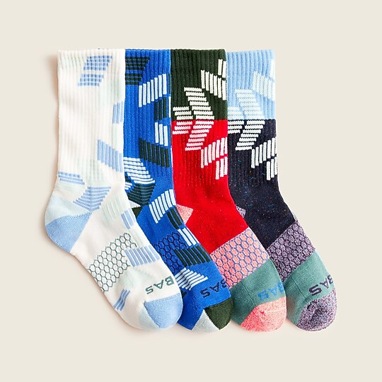 Kids' Bombas snowflake socks four-pack | J. Crew US