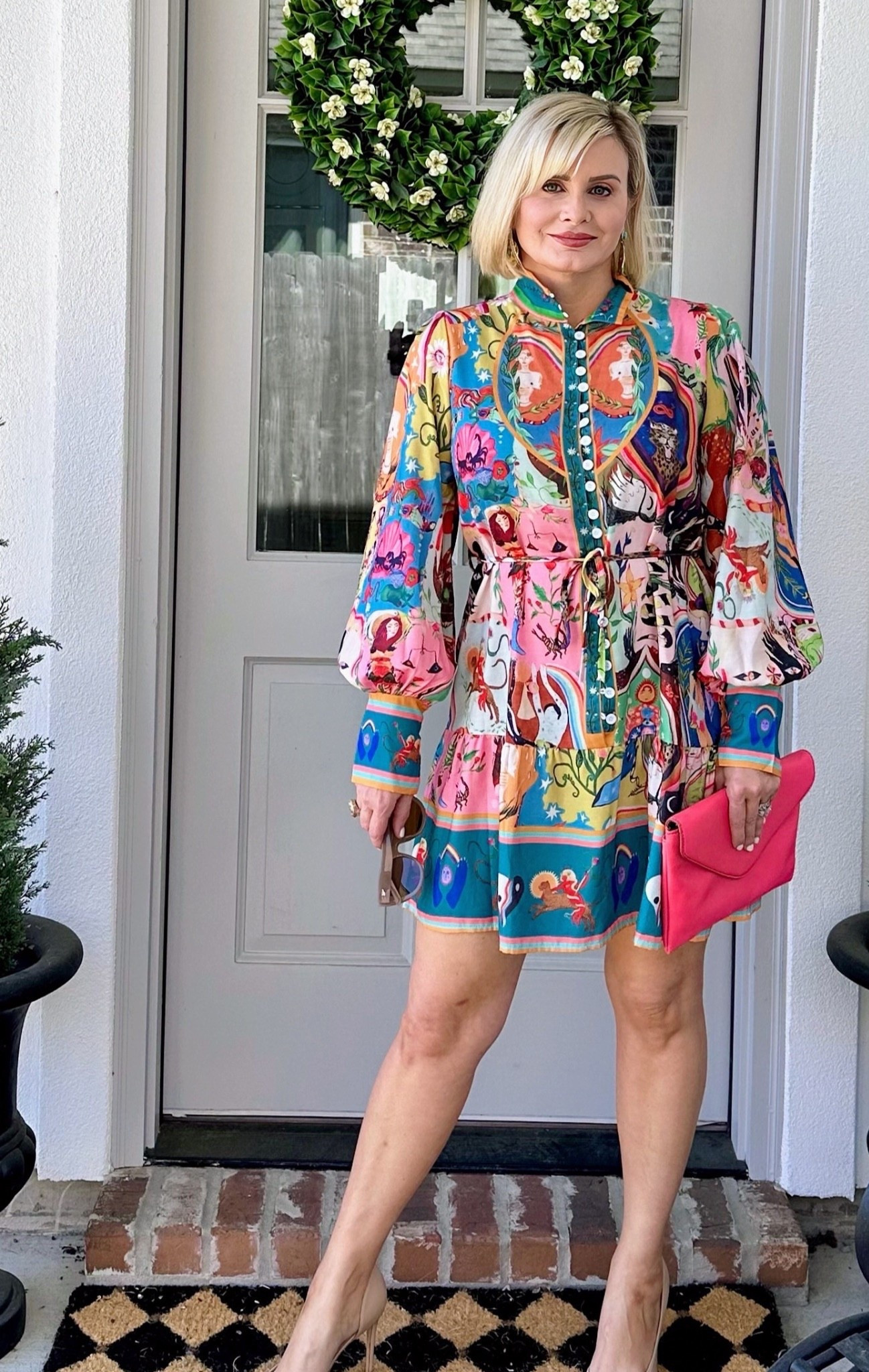 A great look for less! 🙌🏻

colorful print dress, multicolor mini dress, whimsical print dress, artistic print dress, statement print dress, bold print mini dress, playful patterned dress, eclectic style dress, fashion forward dress, colorful statement outfit, unique print dress, designer inspired dress, long sleeve mini dress, belted mini dress, chic statement dress, elevated casual dress, standout print outfit, vibrant pattern dress, modern feminine style, fashion girl outfit, colorful spring dress, fun statement dress, artistic fashion dress, eye catching outfit, polished statement style, trendy printed dress, bold fashion outfit, playful chic outfit, standout mini dress, unique fashion dress

#LTKSeasonal #LTKOver40 #LTKootd