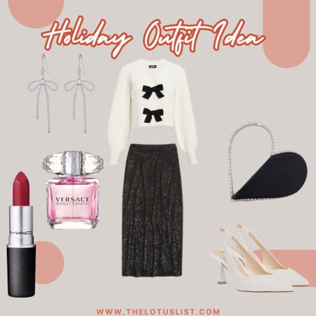 Holiday Outfit Idea

LTKitbag / LTKshoecrush / LTKshoecrush / LTKstyletip / LTKsalealert / holiday outfit idea / holiday outfit / holiday outfits / holiday outfit ideas / heart shaped bag / sparkly skirt / bow sweater / white heels / sparkly white heels / Mac lipstick / Versace / Versace perfume / bow earrings / silver earrings / silver dangly earrings / white sweater / holiday sweater 

#LTKGiftGuide #LTKSeasonal #LTKHoliday