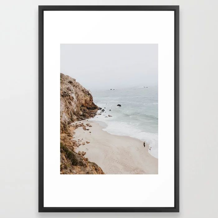 malibu coast / california Framed Art Print by mauikauai | Society6