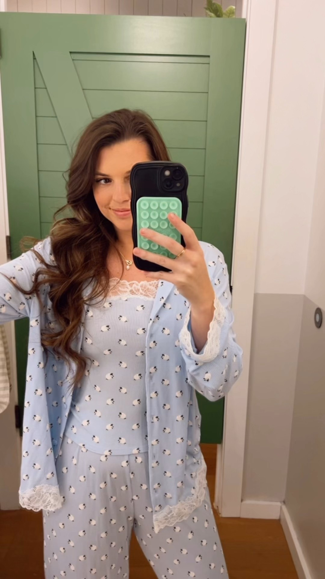 // sheep pajamas // cute pajamas // pajama set // soft pajamas // 

#LTKootd #LTKmorningroutine #LTKSeasonal