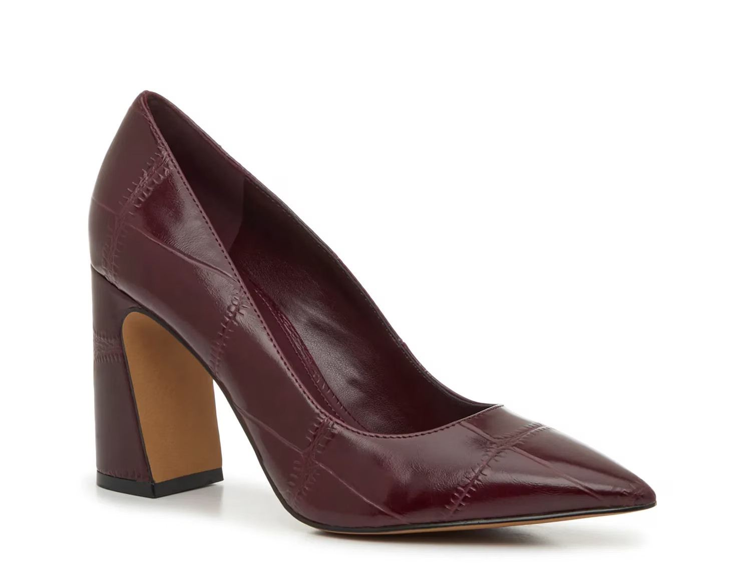 Vince Camuto Ableen Pump | Women's | Burgundy Synthetic | Size 6.5 | Pumps | DSW