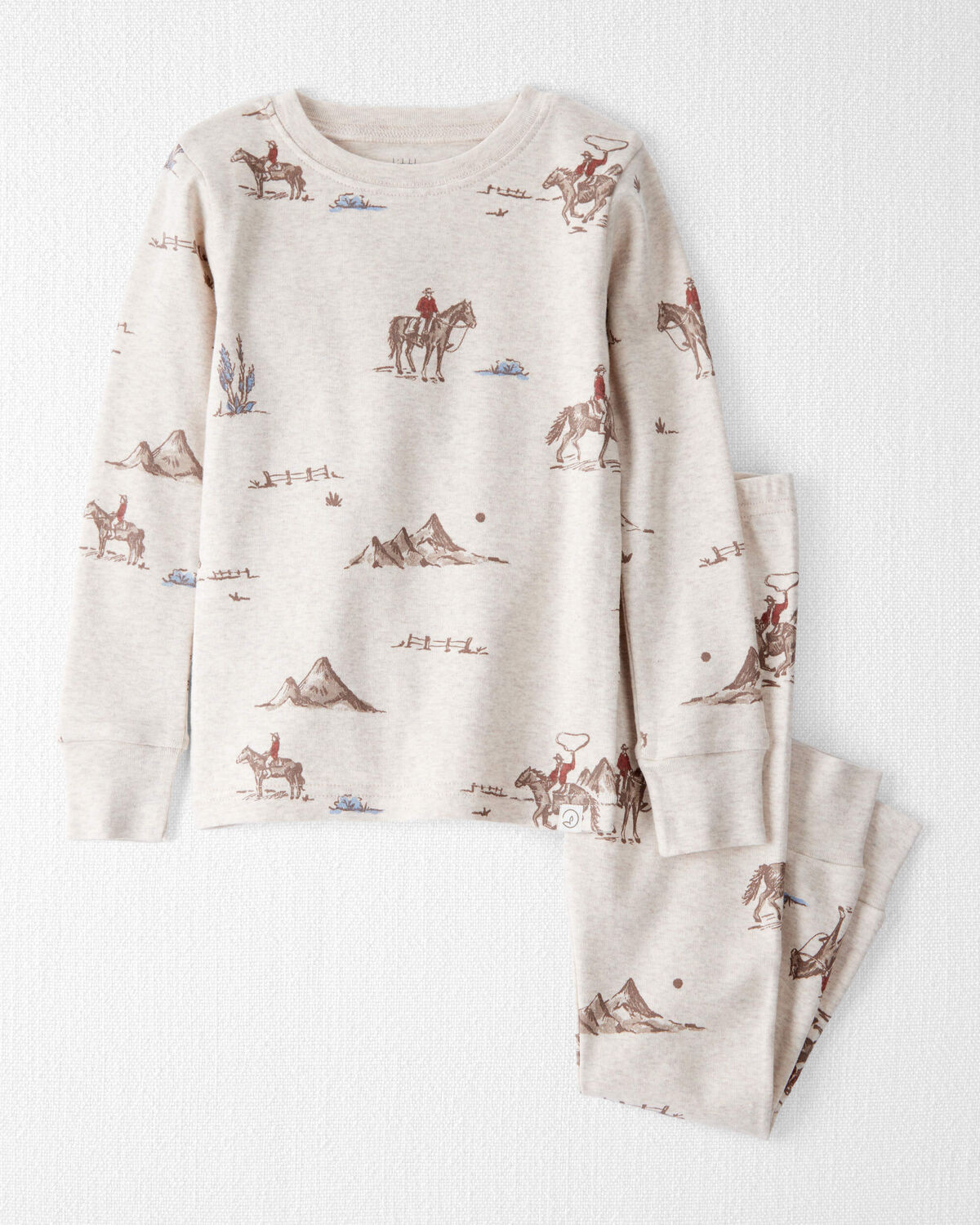 Toddler 2-Piece Organic Cotton Pajamas in Western Rodeo | Carter's Inc
