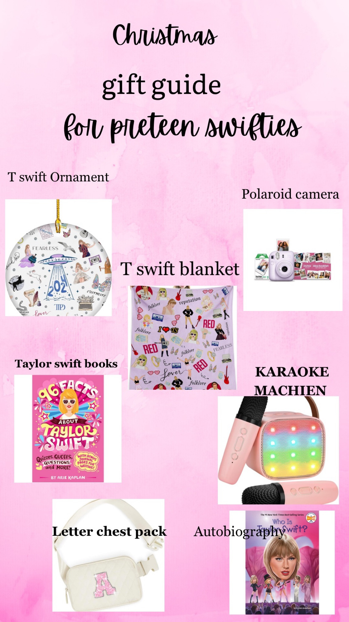 Preteen swiftie gift guide 🫶 #swiftie 

#LTKfamily #LTKkids #LTKSeasonal