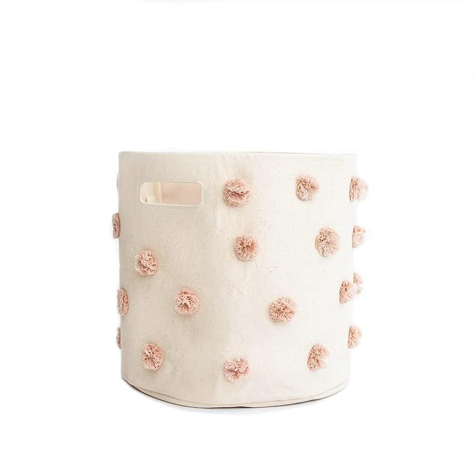 PEHR Pom Pom Peony Pink Bin, Large | Amazon (US)