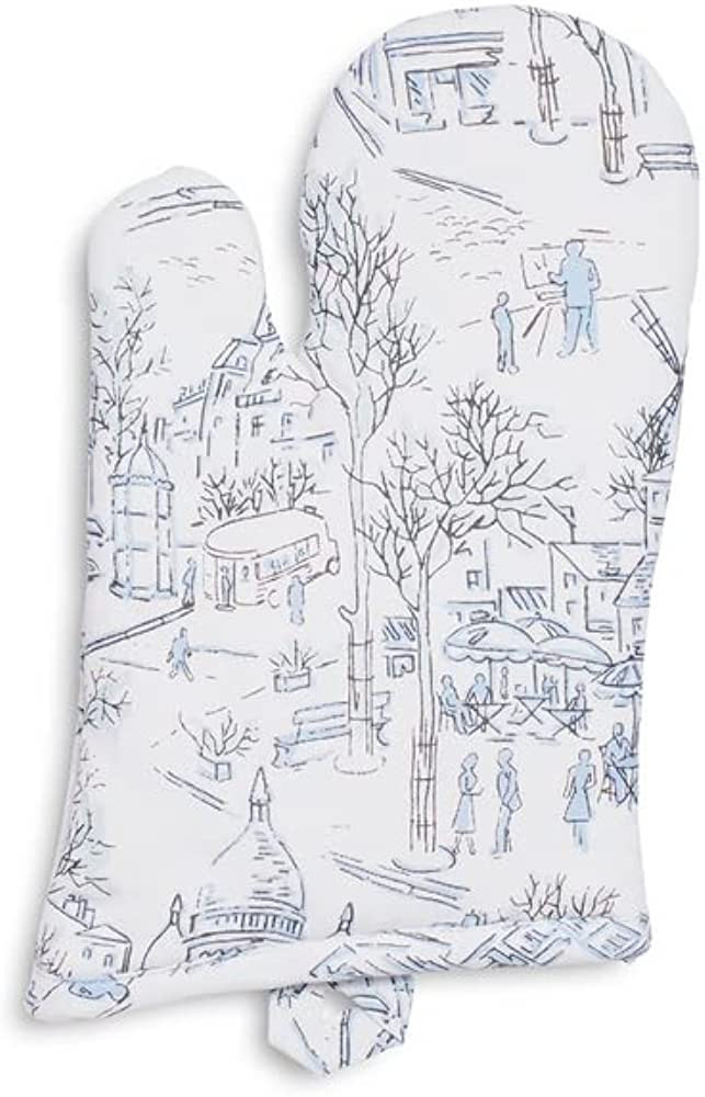 Sur La Table Maison Toile Oven Mitt, Blue | Amazon (US)
