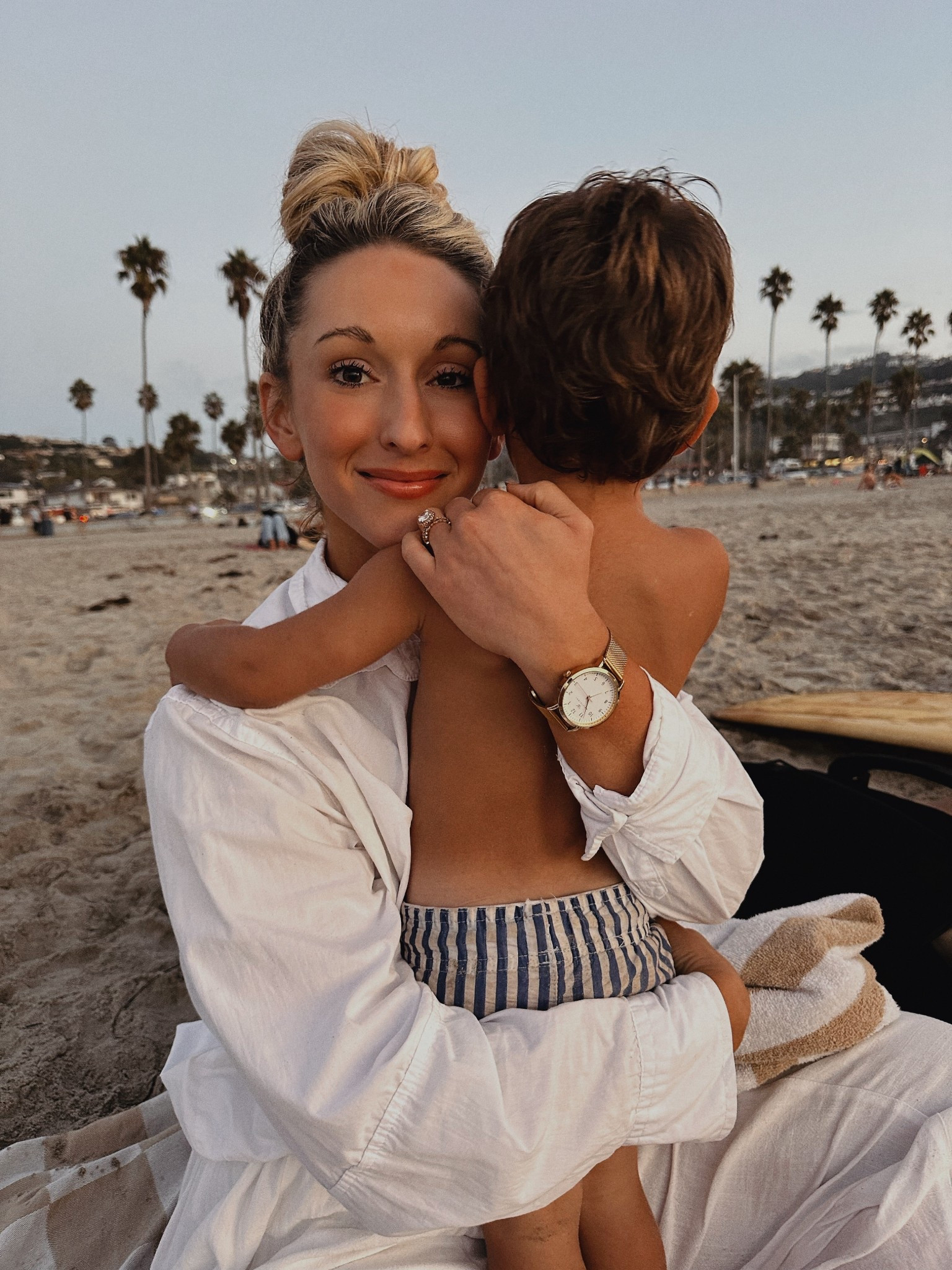 Go to white pants for beach are Amazon, free people dupes, size down 1, I wear Small

Wristology watch is a daily go-to!!

Travel faux diamond great for work, beach 

#LTKFindsUnder50 #LTKSwim #LTKStyleTip