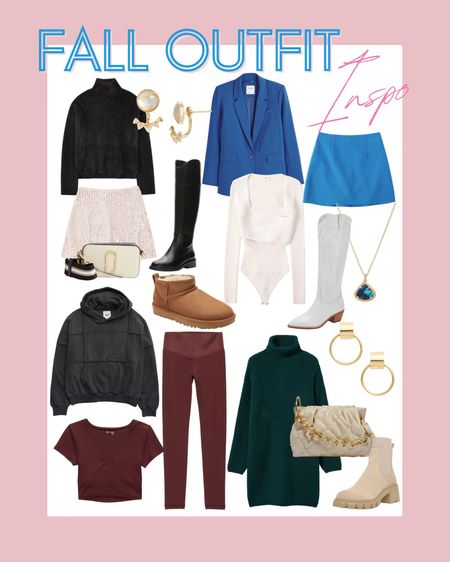 fall outfit inspo / fall to winter outfits inspo / winter outfits / abercrombie outfits / aerie outfits / mango outfits / fall boots / fall sweaters / leggings / blazer / skirt / mini uggs / gold jewelry 

#LTKSeasonal #LTKstyletip #LTKHoliday