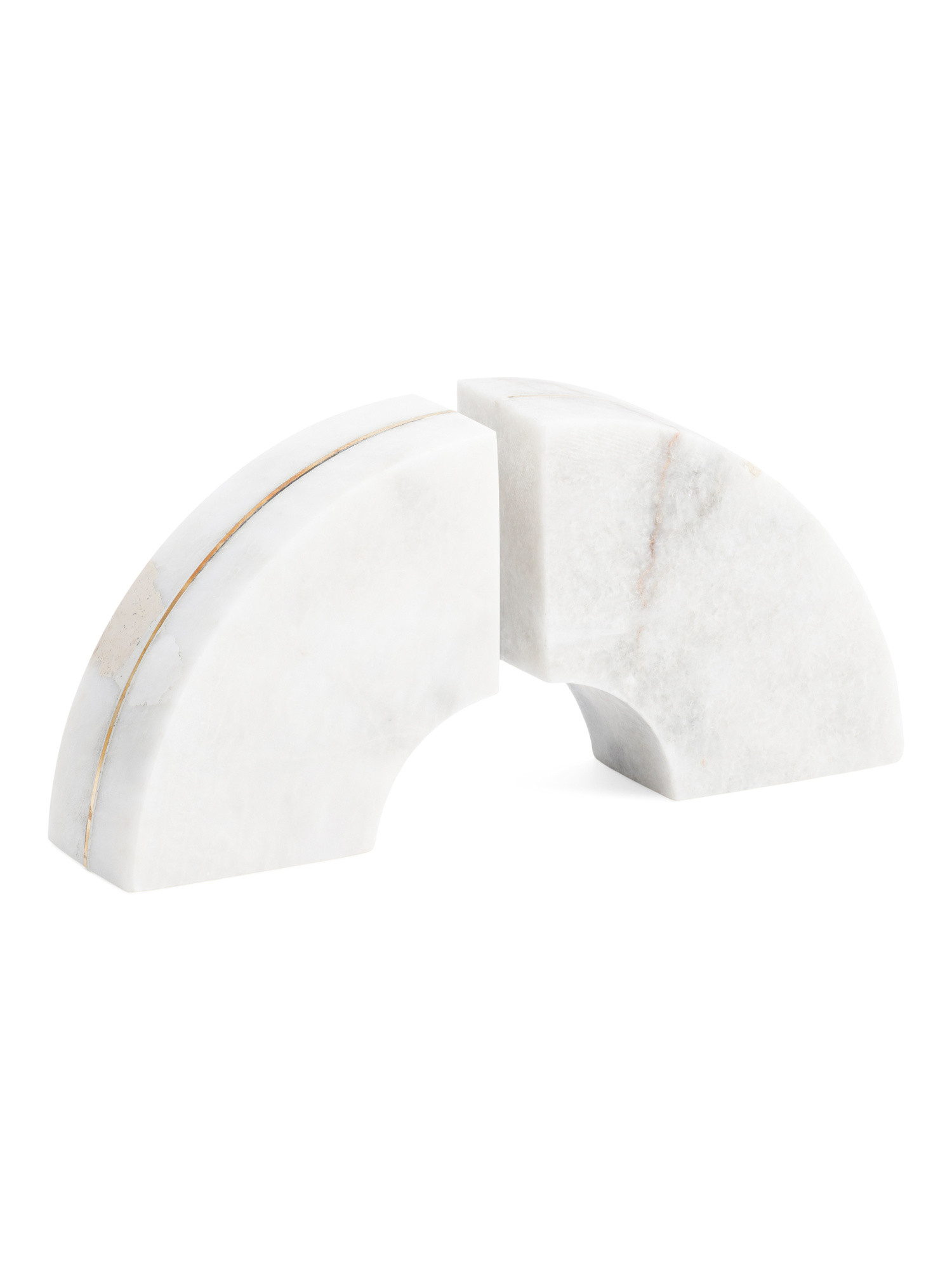 Set Of 2 Bookends With Brass Detail | TJ Maxx
