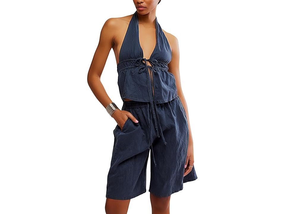 Free People Sidra Set Women's Dress India Ink : LG (Women's 12), Lyocell/Nylon | Zappos