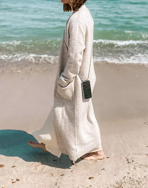 THE CAEP Crossbody Phone Case in Cloud Monochrome | Madewell