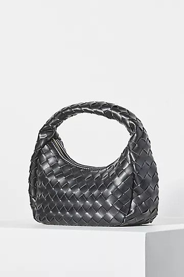 The Inez Woven Faux Leather Bag | Anthropologie (US)
