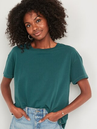 Short-Sleeve Vintage Easy T-Shirt for Women | Old Navy (US)