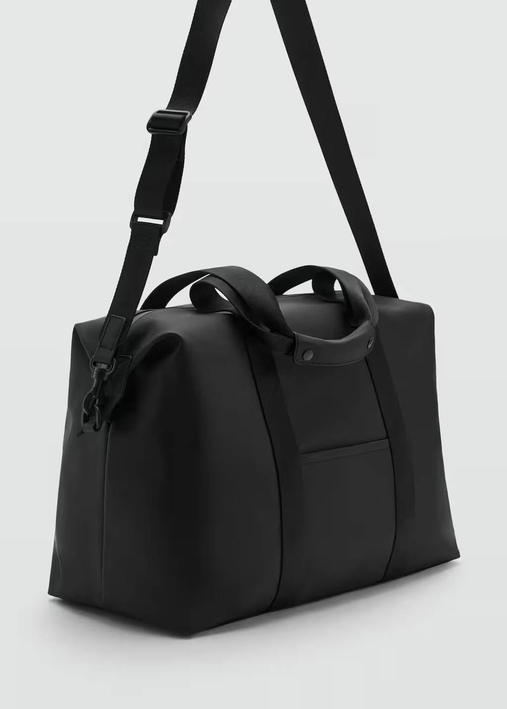 Rubberised bowling bag black - Man - One size - MANGO MAN | MANGO (UK)