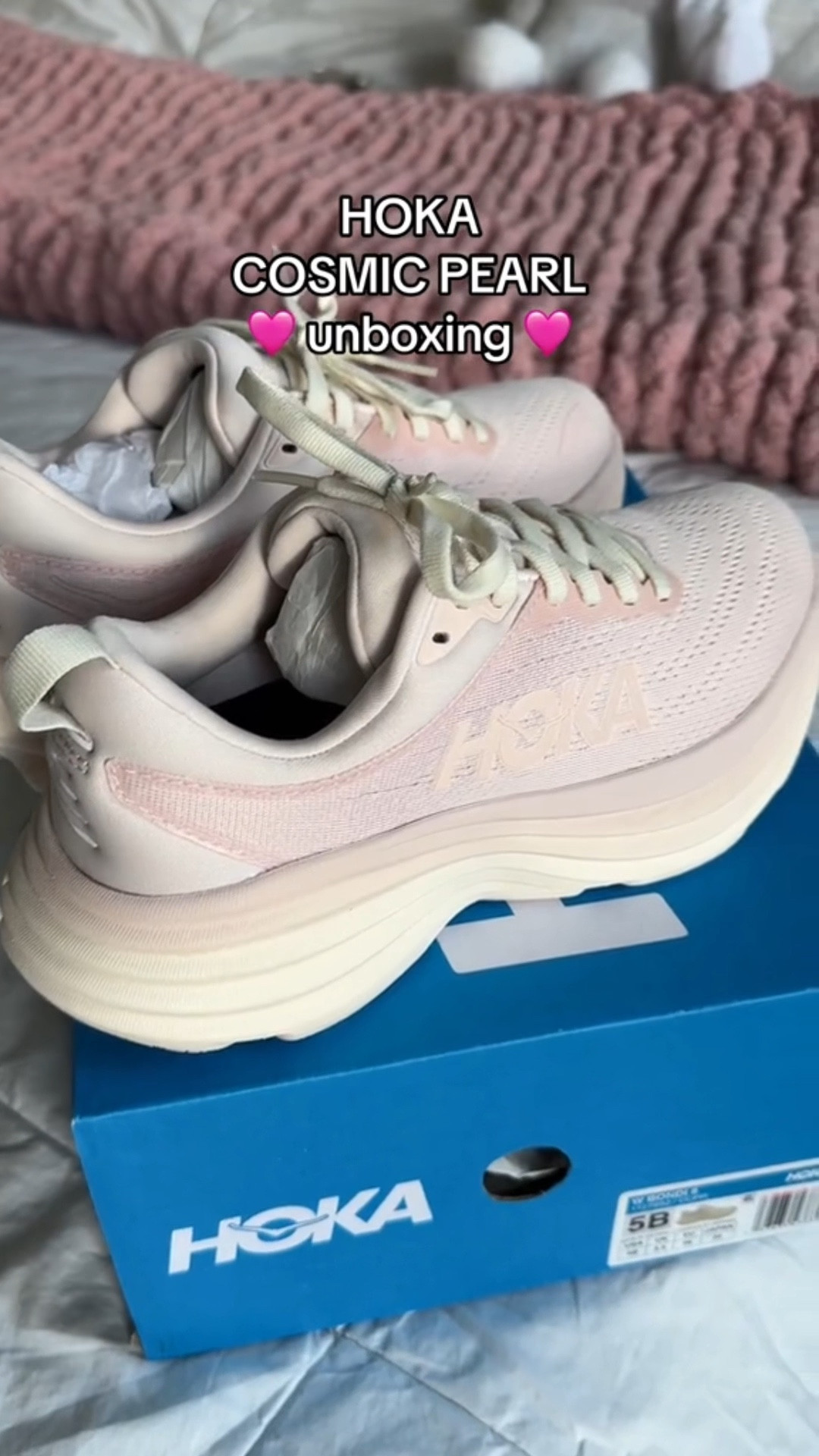 Hoka Bondi 8 cosmic pearl 🩷

#LTKFitness #LTKBacktoSchool #LTKShoeCrush