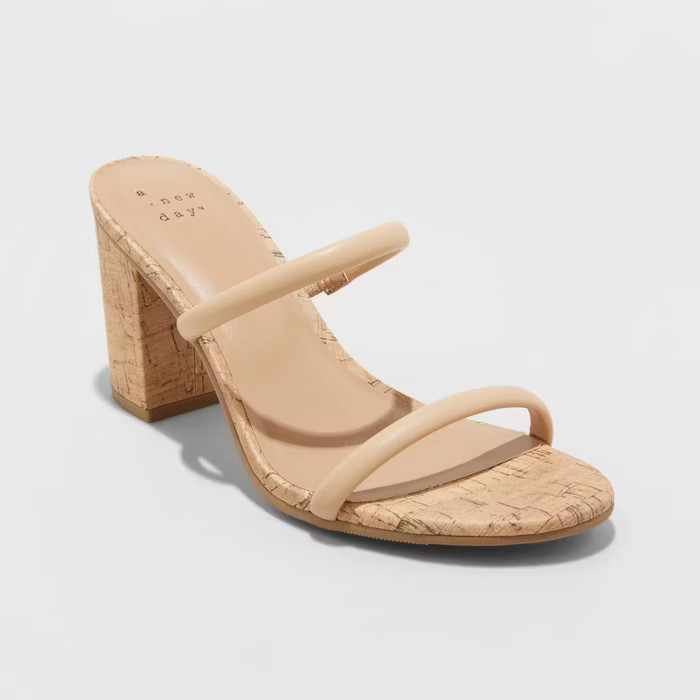 Women's Cass Thin Strap Heeled Pumps - A New Day™ | Target