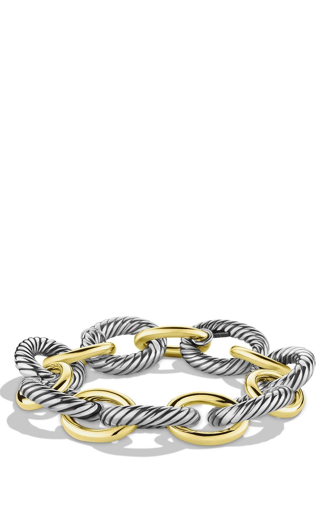 'Oval' Extra-Large Link Bracelet with Gold | Nordstrom