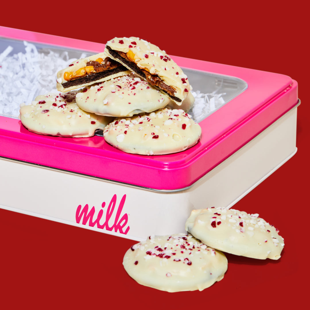 Mini Peppermint Bark Snap Tin | Milk Bar