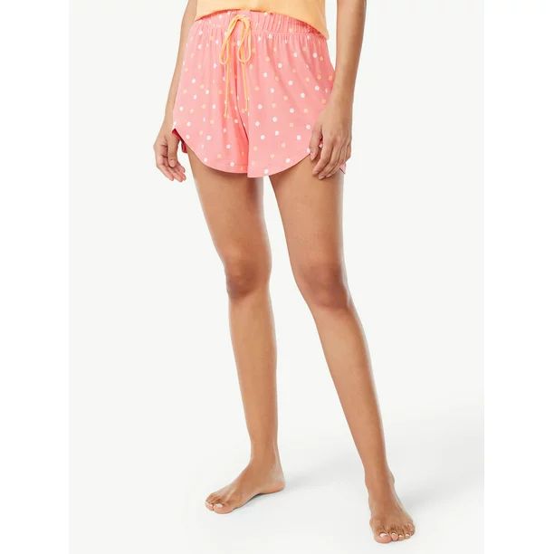 Joyspun Women's Tulip Hem Sleep Shorts, Sizes S to 3X - Walmart.com | Walmart (US)