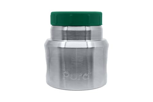 Pura Lunch Insulated Stainless Steel Jar - Kitchen Food Storage Containers with Lids for Hot Lunch or Cold Food - Portable, Zero BPA, Zero Plastic & Easy to Clean for All Ages - 9 oz | Amazon (US)