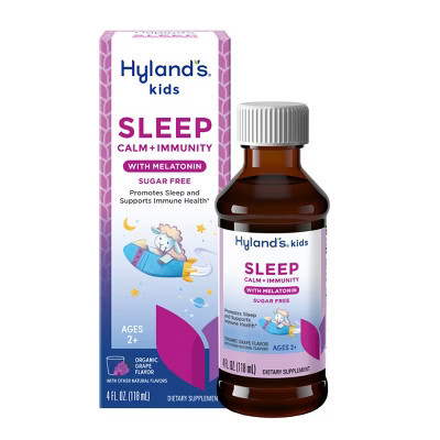 Hyland's Naturals Kids' Sleep Calm + Immunity with Melatonin Liquid - Grape - 4 fl oz | Target