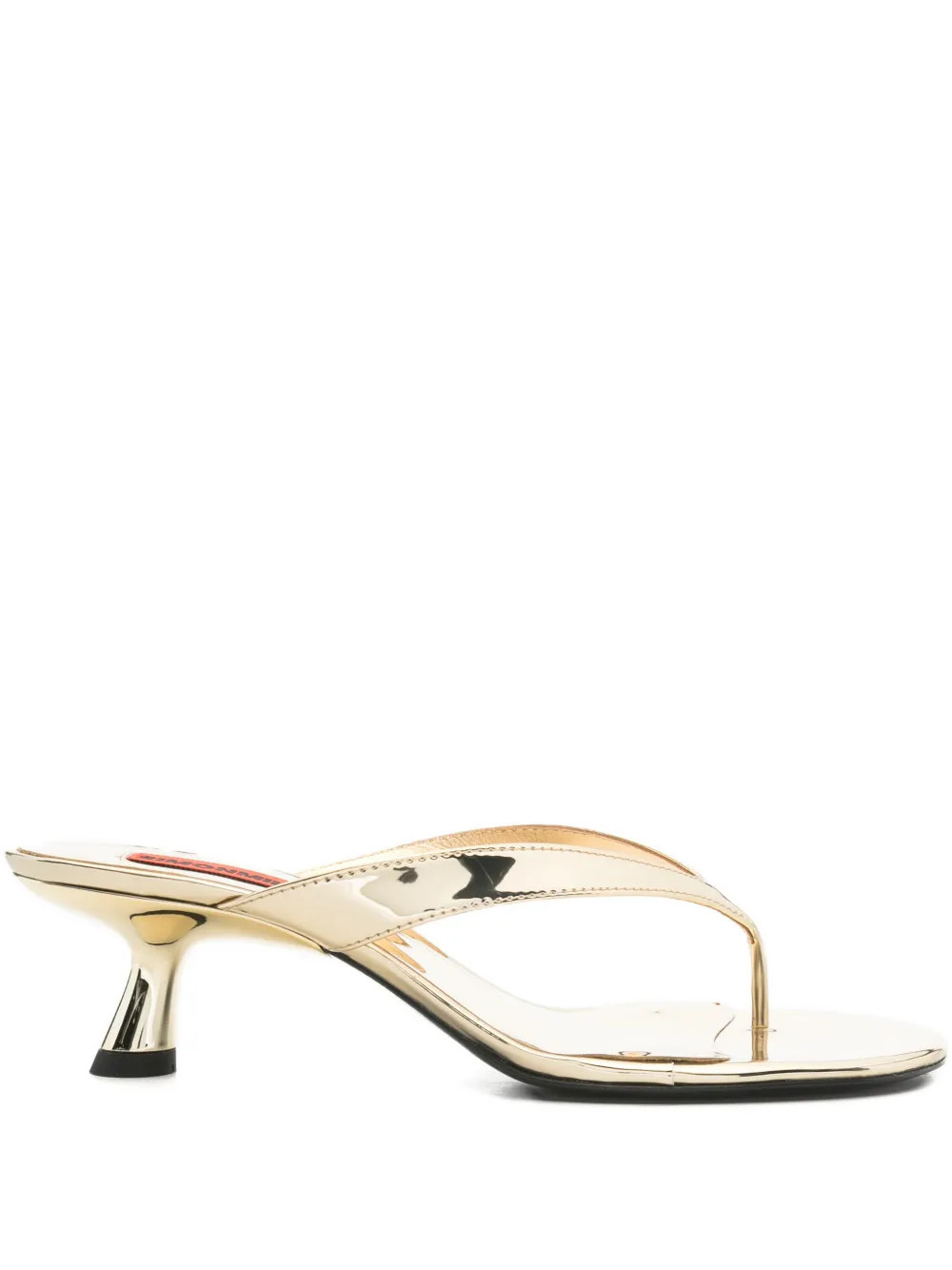 Simon Miller thong heel sandals - Gold | Farfetch Global