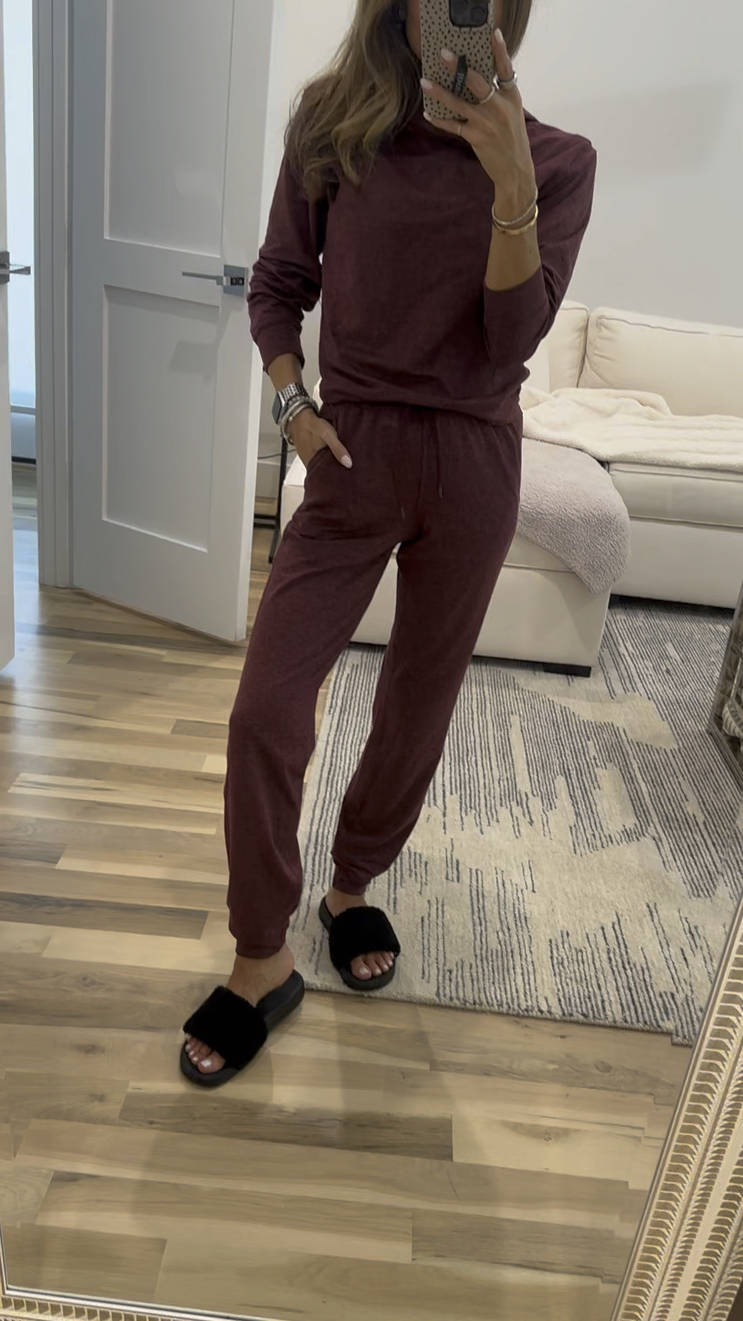 Super comfy jersey jogger pants and hoodie smallest size 

#LTKFindsUnder50 #LTKFindsUnder100 #LTKSeasonal