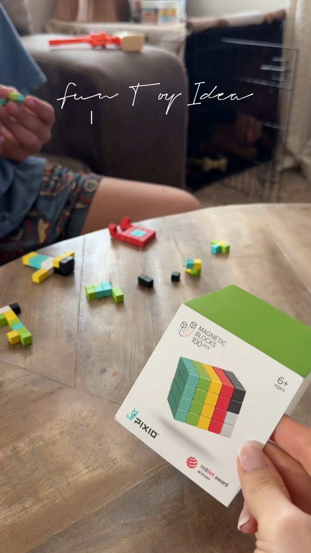 These are a splurge but so worth it! Tiny magnetic blocks, perfect if your kids love legos becasue they give the same creative buildi by freedom but are much easier to manipulate with their tiny hands! Definitely need to make sure they the old enough so they don’t out them in their mouth but my husband was even caught playing with these later in the day 😂👌🏻🧱

#LTKdayinmylife #LTKKids #LTKmomlife