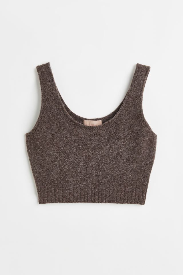 Fine-knit Crop Sweater Vest | H&M (US)