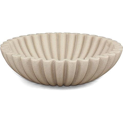 Large Decorative Bowl, Modern Handicraft Bowls for Home Decor, Decorative Fruit Bowl for Kitchen ... | Amazon (US)