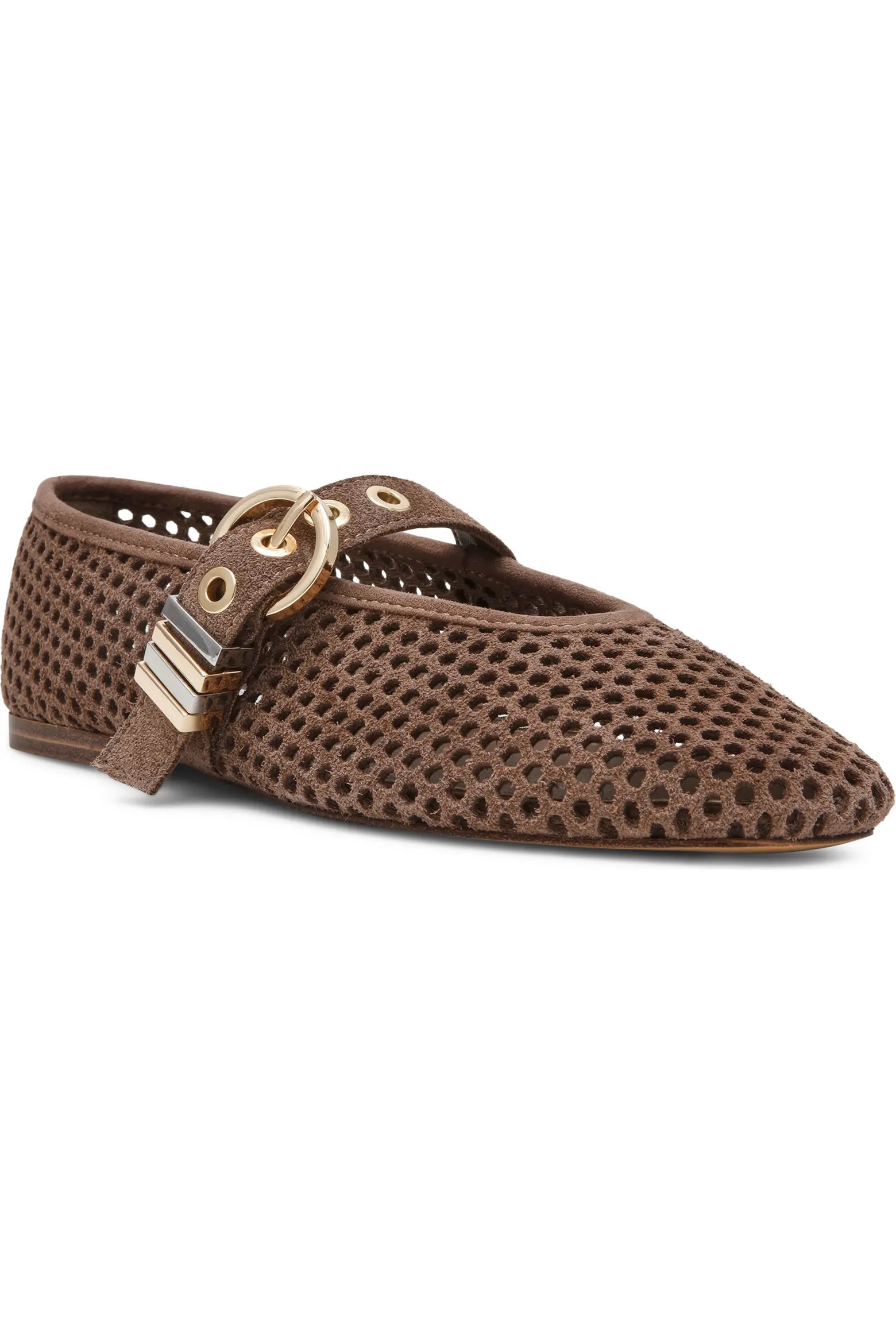 Lela Perforated Mary Jane Flat (Women) | Nordstrom | Nordstrom