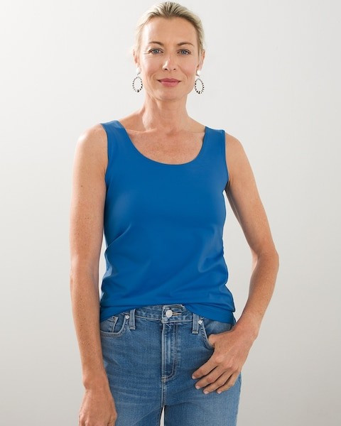 Scoop Neck Microfiber Tank | Chico's